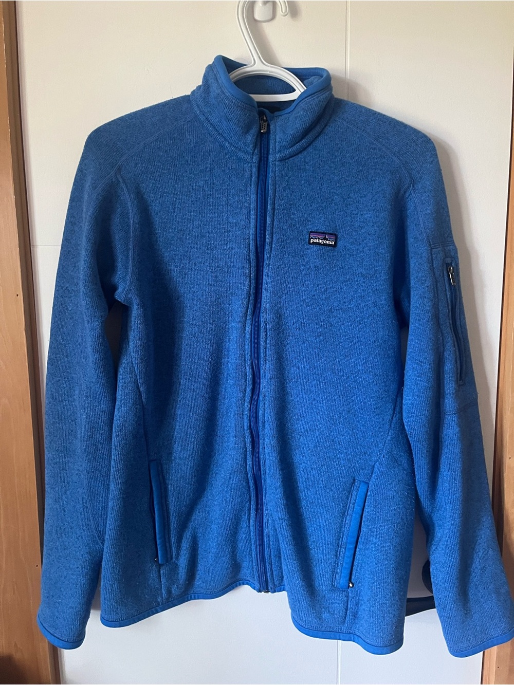 Patagonia Blue Full-Zip Fleece Jacket